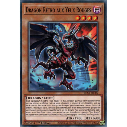 Dragon Rétro aux Yeux Rouges : LDS1-FR009 C