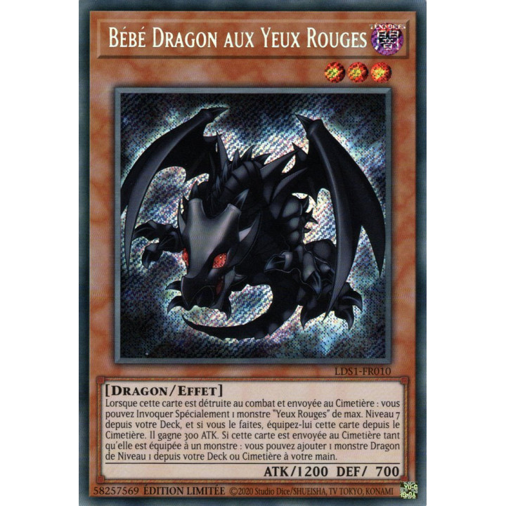 Bébé Dragon aux Yeux Rouges : LDS1-FR010 SE