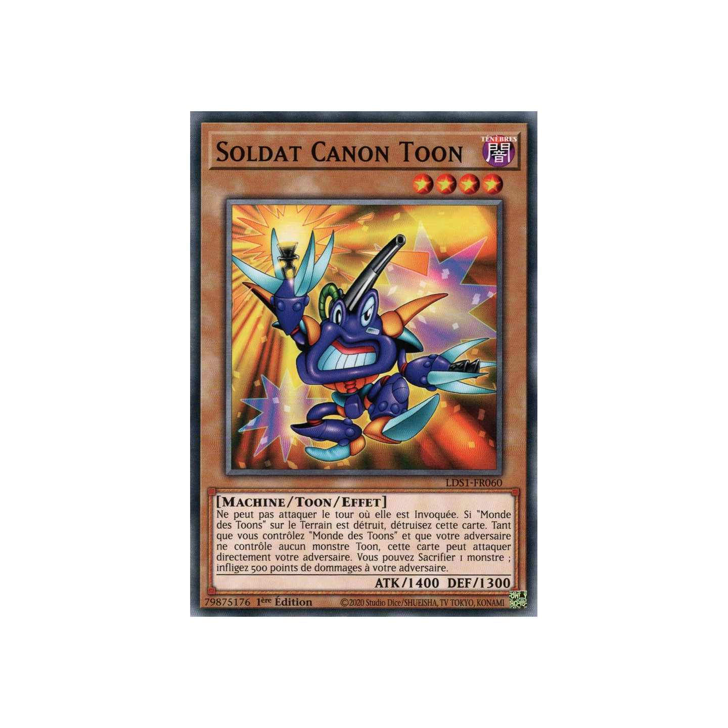 LDS1-FR060 C Yu-Gi-Oh Soldat Canon Toon 