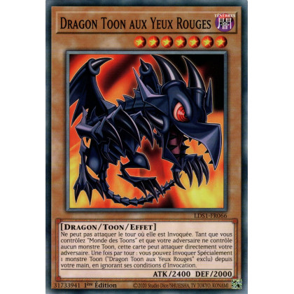 Dragon Toon aux Yeux Rouges : LDS1-FR066 C