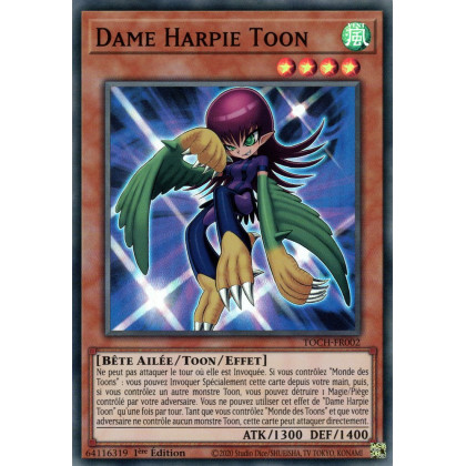 Dame Harpie Toon : TOCH-FR002 SR