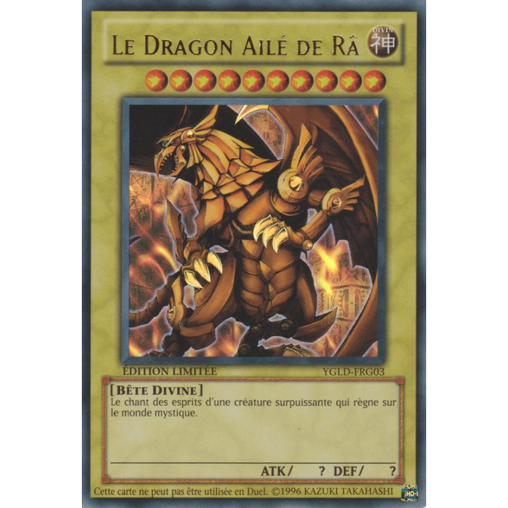 Le Dragon Ailé de Râ : YGLD-FRG03 UR