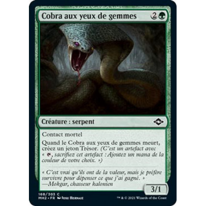Cobra aux yeux de gemmes : MH2 168/303 C