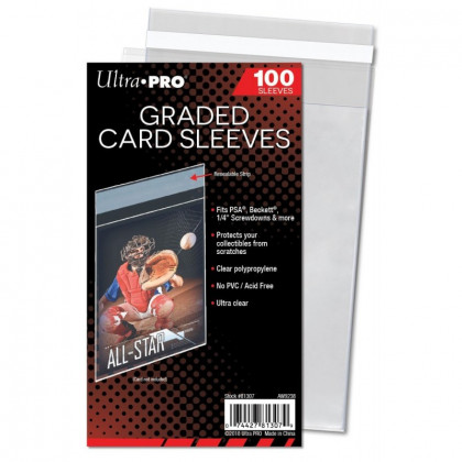 Ultra Pro - Graded Card Sleeves - (100 Sleeves)