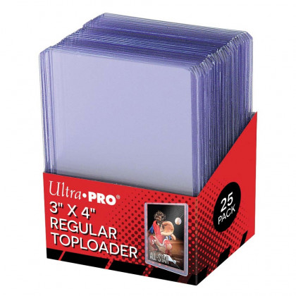 Ultra Pro - Toploader Regular 3" X 4" - (x25)