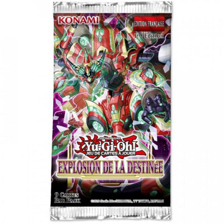 Yu-Gi-Oh! Booster de 9 cartes Explosion de la Destinée