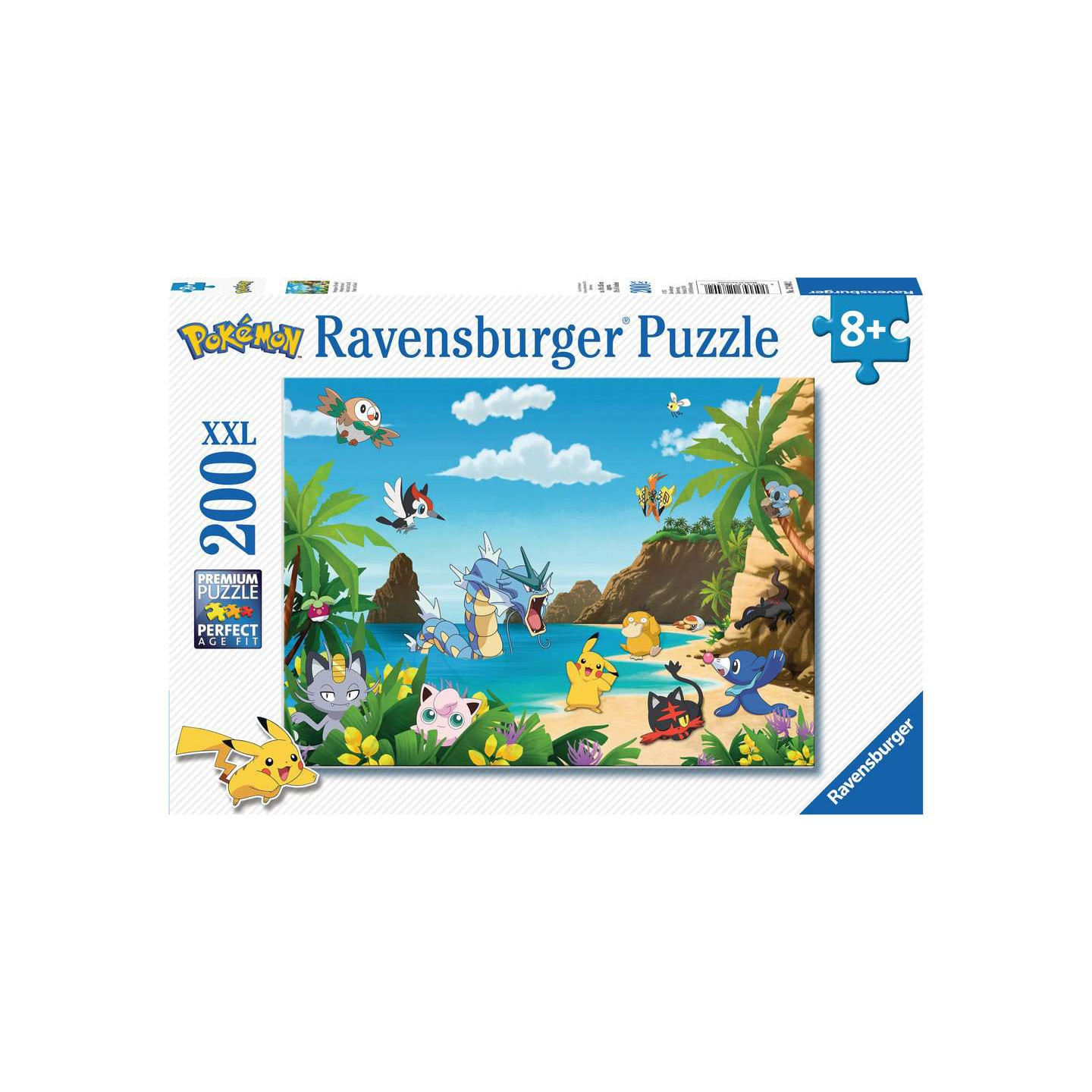 Ravensburger - Puzzle Enfant - Puzzle 200 p XXL - Attrapez-les tous ! -  Pokémon - Dès 8 ans - 12840