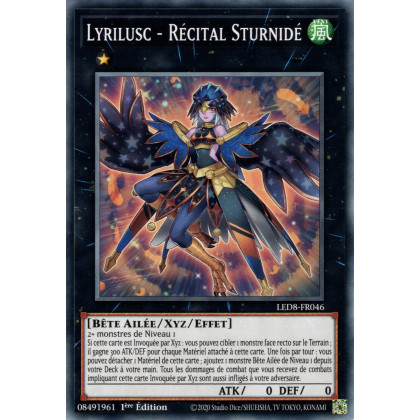 Lyrilusc - Récital Sturnidé : LED8-FR046 C