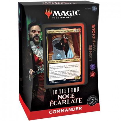 Magic The Gathering - Innistrad Noce Ecarlate - Deck Commander - Lignée Vampirique