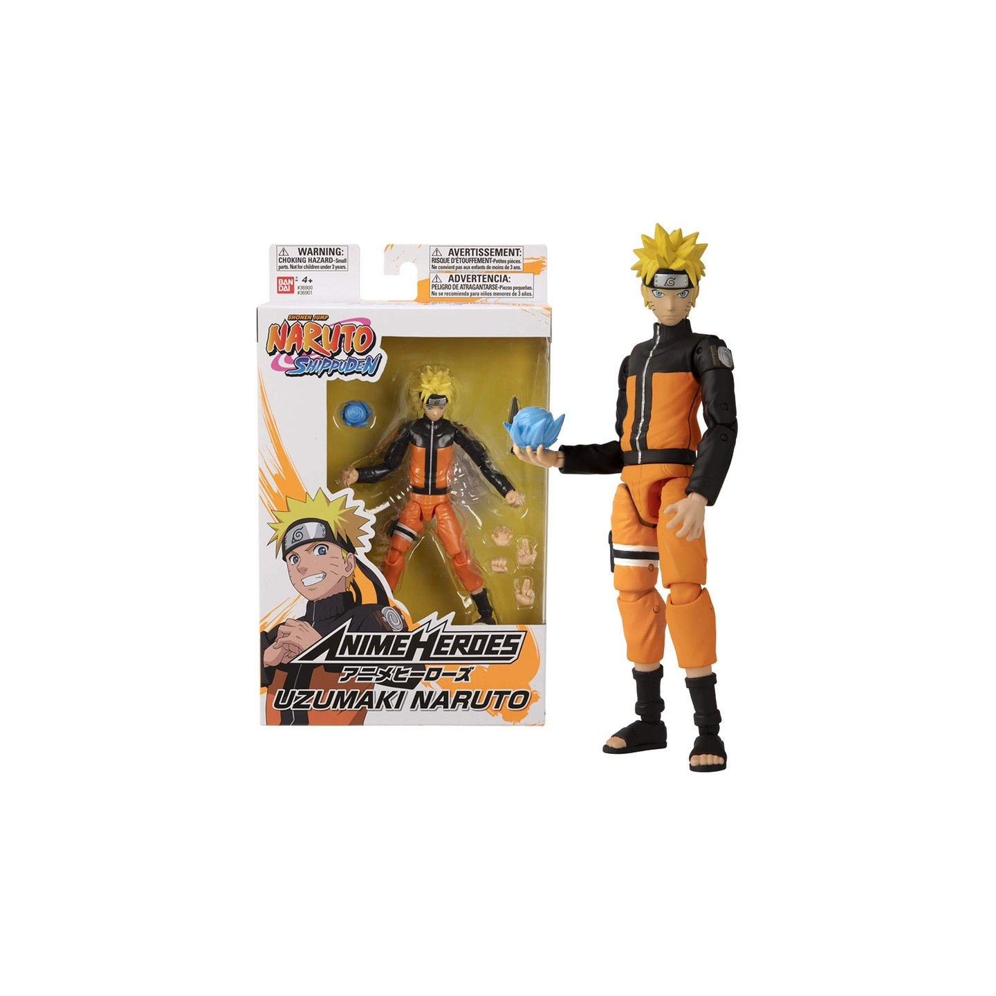 Figurine Naruto Shippuden - Uzumaki Naruto - Anime Heroes Bandai -  DracauGames