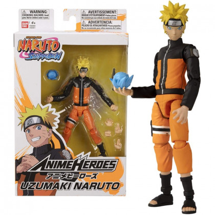 Figurine Naruto Shippuden - Uzumaki Naruto - Anime Heroes Bandai - DracauGames