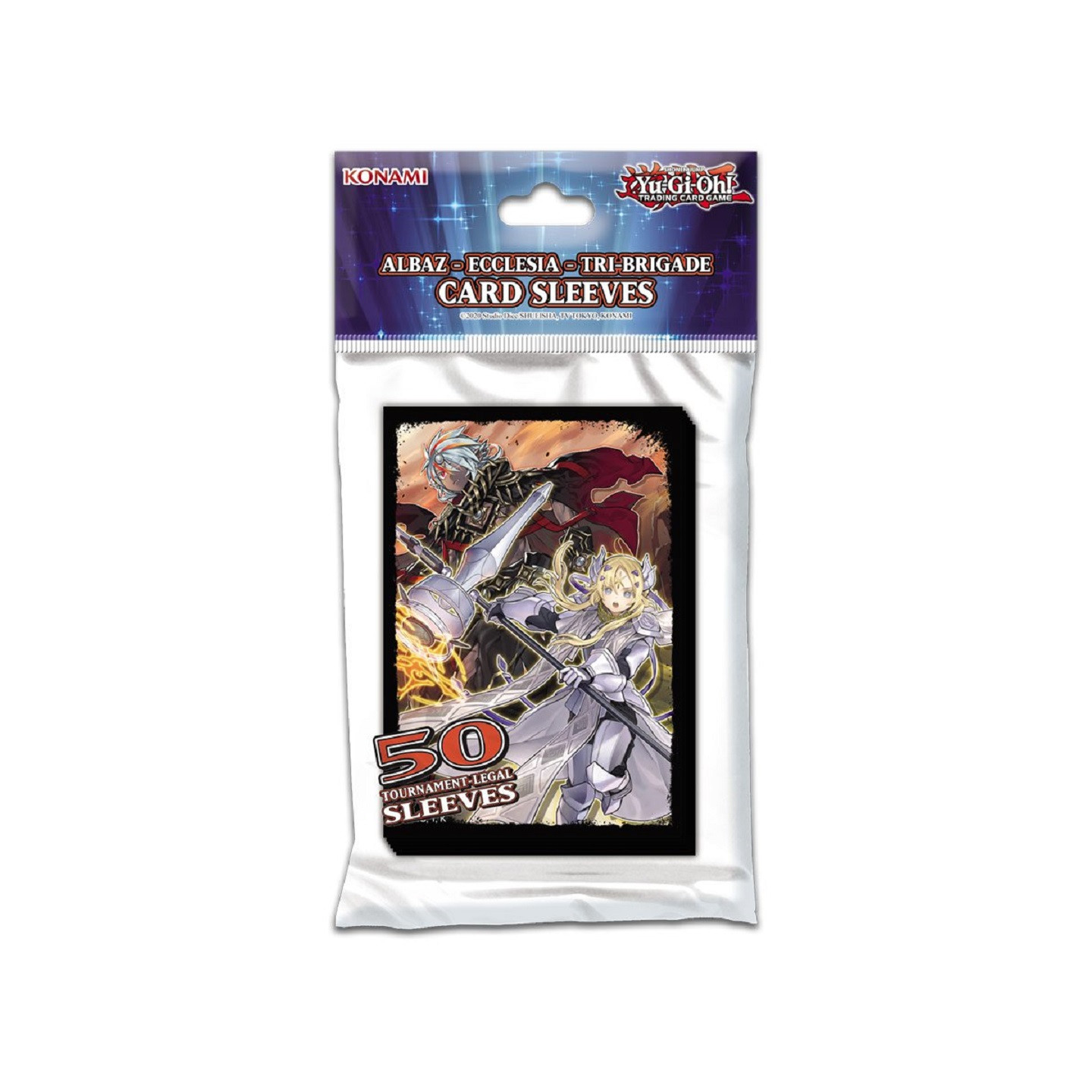 Yu-Gi-Oh! Protèges-Cartes Card Sleeves : Albaz – Ecclesia – Tri-Brigade -  Acheter vos accessoires Yu-Gi-Oh! - DracauGames