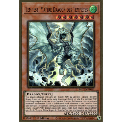 Tempest, Maître Dragon des Tempêtes : MGED-FR011 (PGR)