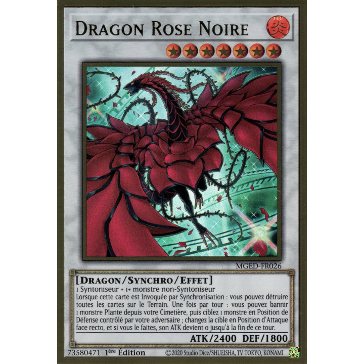 Dragon Rose Noire : MGED-FR026 (V.2) (PGR)