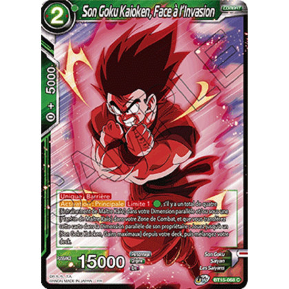 Son Goku Kaioken, Face à l'Invasion : BT15-068