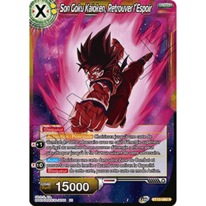 Son Goku Kaioken, Retrouver l'Espoir : BT15-093