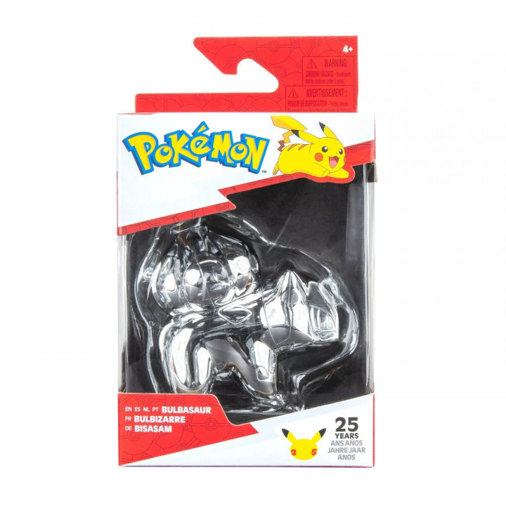 Pokémon - Figurine Bulbizarre Silver Anniversaire 25ans