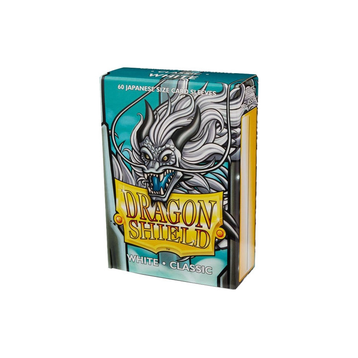 Dragon Shield - 60 Protèges-Cartes Format Japonais White Classic