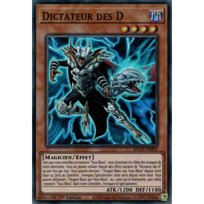 Dictateur des D : BACH-FR005 (SR)