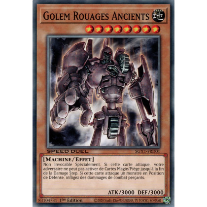 Golem Rouages Ancients : SGX1-FRD01 (V.1 - C)