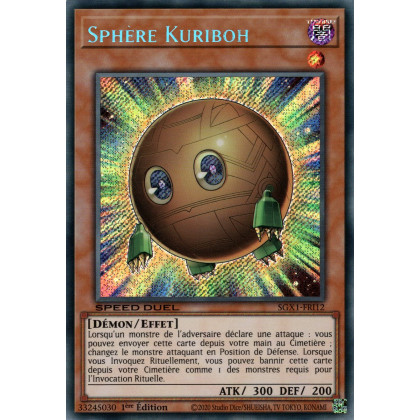 Sphère Kuriboh : SGX1-FRI12 (V.2 - SE)