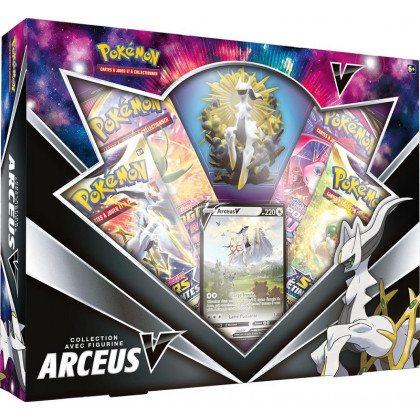 Carte Pokémon - Coffret Collection Premium avec Figurine : Arceus-V