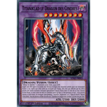 Titaniklad le Dragon des Cendres - SDAZ-FR043