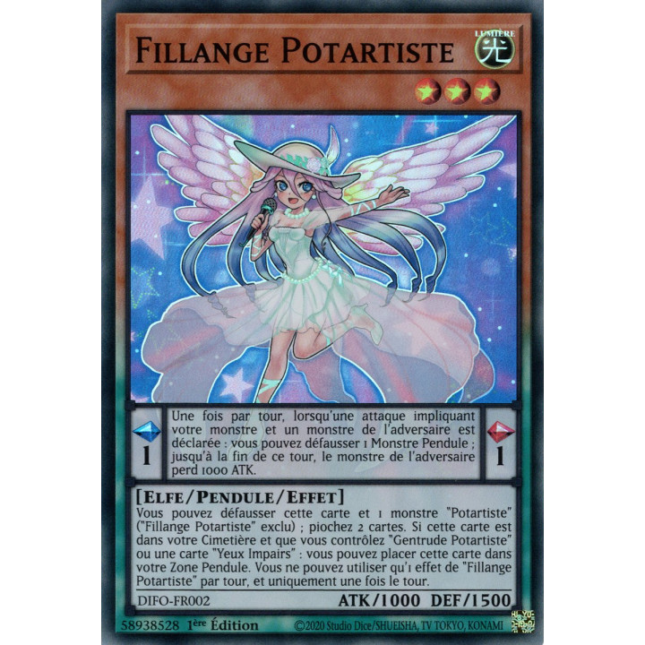 Fillange Potartiste - DIFO-FR002 - Cartes Yu-Gi-Oh!