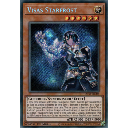 Visas Starfrost - DIFO-FR008 - Cartes Yu-Gi-Oh!