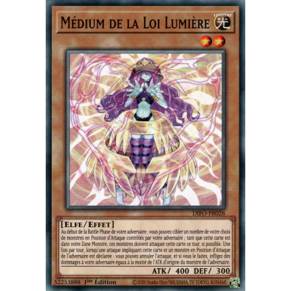 Médium de la Loi Lumière - DIFO-FR026 - Cartes Yu-Gi-Oh!