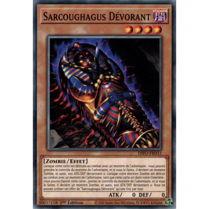 Sarcoughagus Dévorant - DIFO-FR033 - Cartes Yu-Gi-Oh!