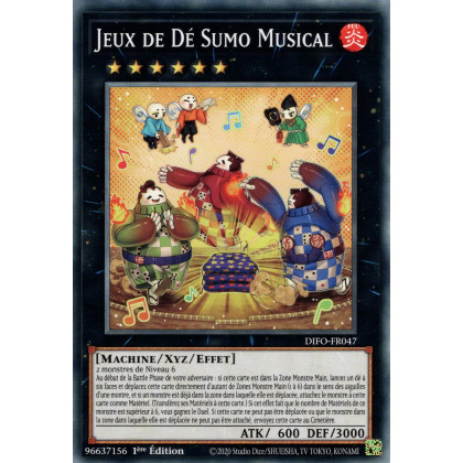 Jeux de Dé Sumo Musical - DIFO-FR047 - Cartes Yu-Gi-Oh!