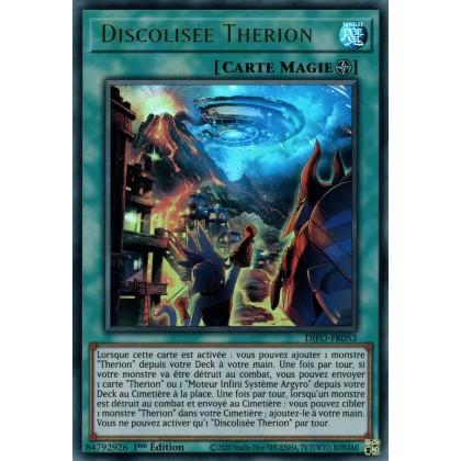 Discolisée Therion - DIFO-FR053 - Cartes Yu-Gi-Oh!