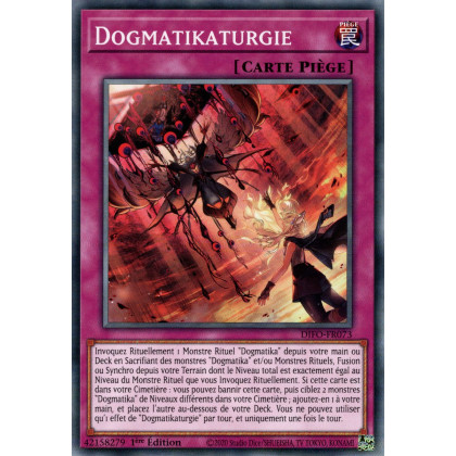 Dogmatikaturgie - DIFO-FR073 - Cartes Yu-Gi-Oh!