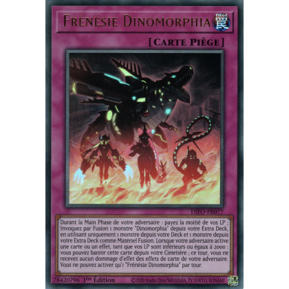 Frénésie Dinomorphia - DIFO-FR077 - Cartes Yu-Gi-Oh!