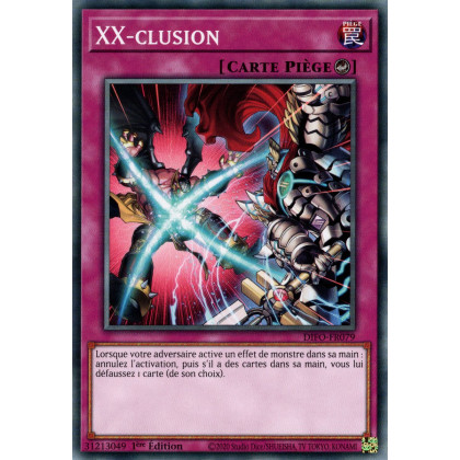 XX-clusion - DIFO-FR079 - Cartes Yu-Gi-Oh!