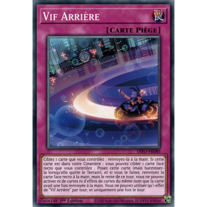 Vif Arrière - DIFO-FR080 - Cartes Yu-Gi-Oh!