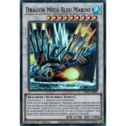 Dragon Méca Bleu Marine - DIFO-FR082 - Cartes Yu-Gi-Oh!