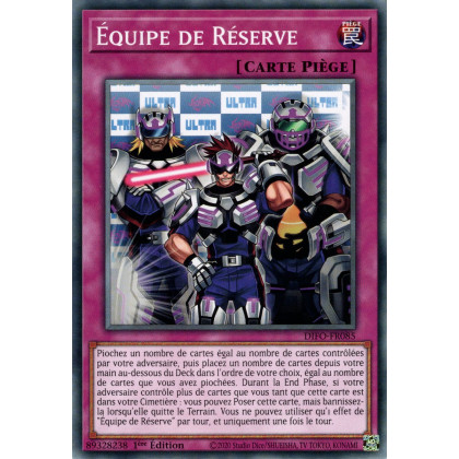 Équipe de Réserve - DIFO-FR085 - Cartes Yu-Gi-Oh!