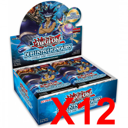 Lot de 12 Display / Boîtes de 36 Boosters Duellistes Légendaires : Duels des Profondeurs - Cartes Yu-Gi-Oh!