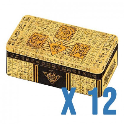 Lot de 12 Méga-Tin 2022 Boîte des Dieux du Pharaon - Cartes Yu-Gi-Oh!