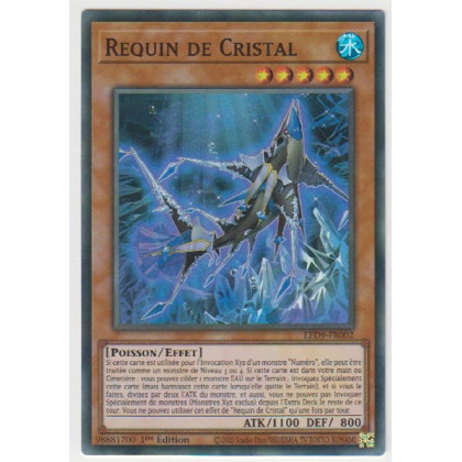 Requin de Cristal - LED9-FR002 - Cartes Yu-Gi-Oh!