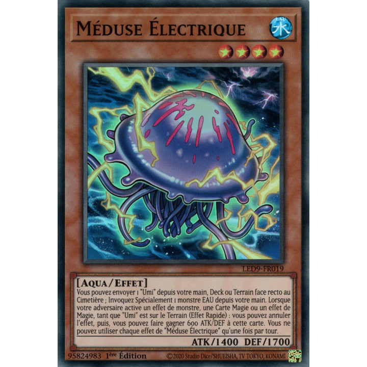 Méduse Électrique - LED9-FR019 - Cartes Yu-Gi-Oh!
