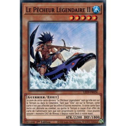 Le Pêcheur Légendaire II - LED9-FR024 - Cartes Yu-Gi-Oh!