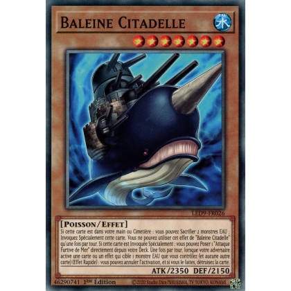 Baleine Citadelle - LED9-FR026 - Cartes Yu-Gi-Oh!