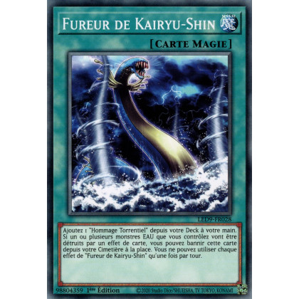 Fureur de Kairyu-Shin - LED9-FR028 - Cartes Yu-Gi-Oh!