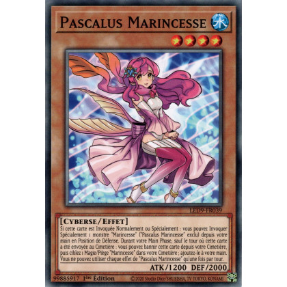 Pascalus Marincesse - LED9-FR039 - Cartes Yu-Gi-Oh!