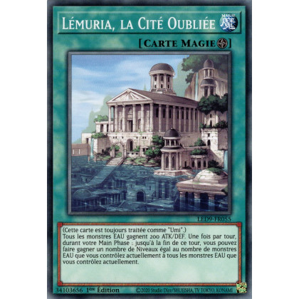 Lémuria, la Cité Oubliée - LED9-FR055 - Cartes Yu-Gi-Oh!