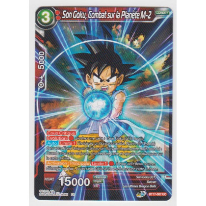 B17-007 Son Goku, Combat sur la planète M-2 - Cartes Dragon Ball Super