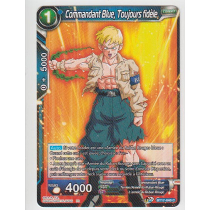 B17-040 Commandant Blue, Toujours fidèle - Cartes Dragon Ball Super